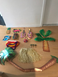 Hawaiian Luau Party Decorations- Décors de fête  