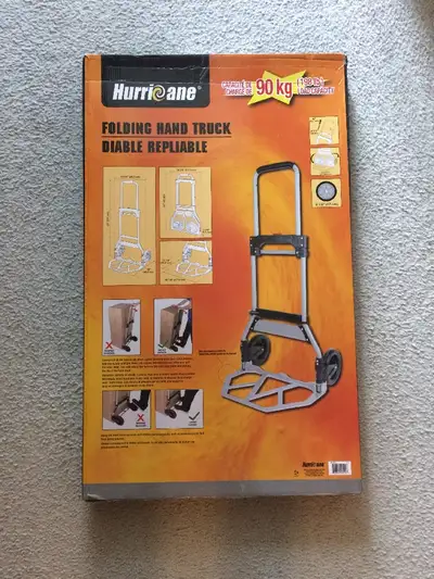 Hurricane Folding Hand Truck - Open Box Like New in Box!, View more