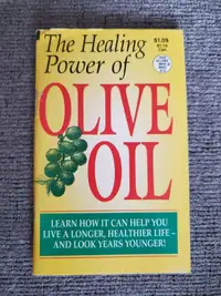 The Healing Power Of Olive Oil (1998) - tiny softcover book
