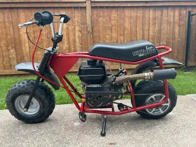 I have stripped and painted and redone this mini and it flys !!!! It has 212 cc motor and new parts...