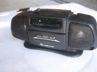 Desktop mini "boombox" style  AM/FM radio