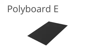 Polyboard E is a multi-ply, semi-rigid asphaltic panel composed of a mineral-fortified asphaltic cor...
