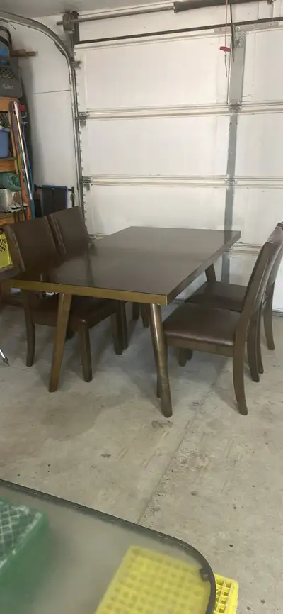 Dining room table with chairs, View more