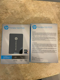 HP P500 500GB Portable USB Type-C External Solid State Drive NEW