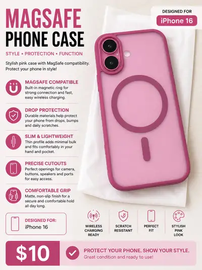 iPhone 16 Phone Case, View more