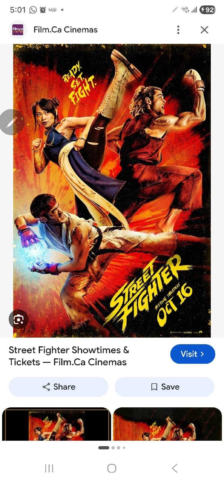 street fighter movie ticket | Garage Sales | Calgary | Free local ...