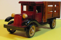 Vintage Hand Made Wood Pickup Truck