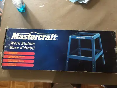 Mastercraft Adjustable Workbench / Work Station (Never used in B, View more