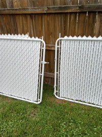 Porte clôture frost blanc