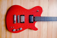 Manson Guitar MB-1 Sparkles RED