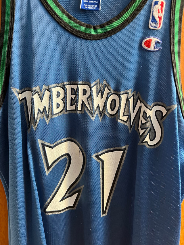 90’s Kevin Garnett Champion Jersey in Men's in Winnipeg - Image 3