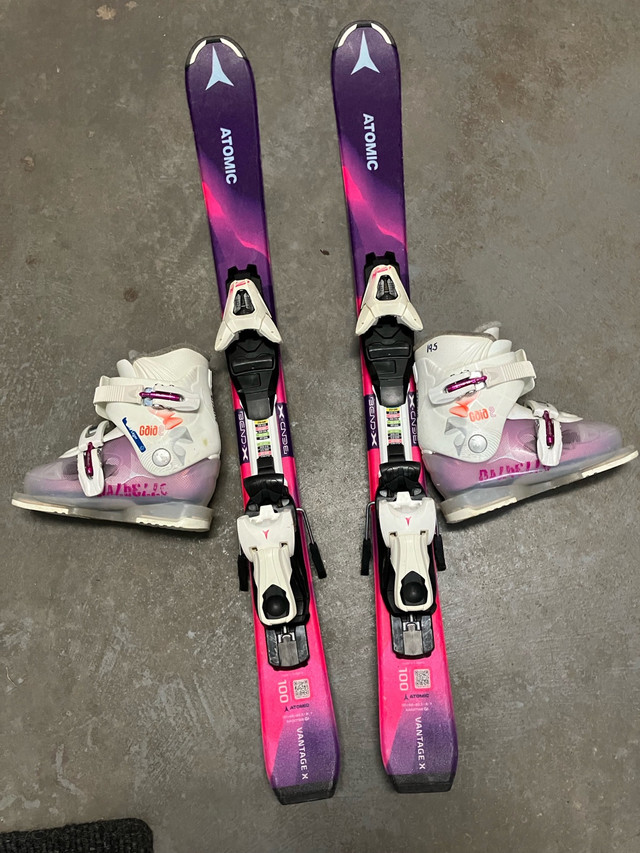 Ski 100 et bottes 19.5 fille dans Ski  à Ville de Québec