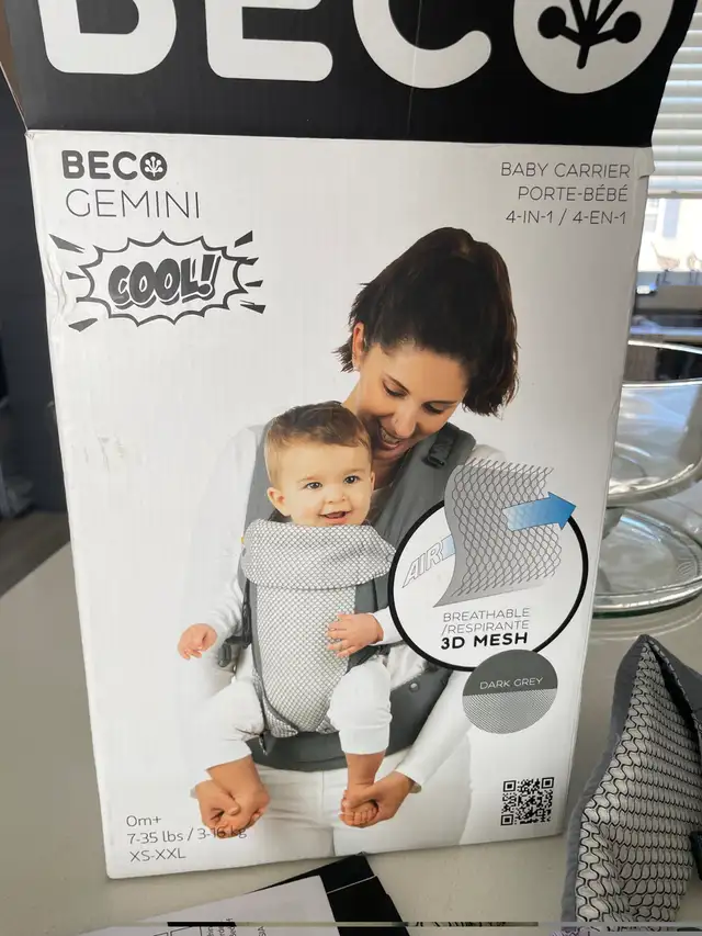 Beco Gemini "Cool" Baby Carrier Newborn to Toddler- New in Strollers, Carriers & Car Seats in London - Image 10