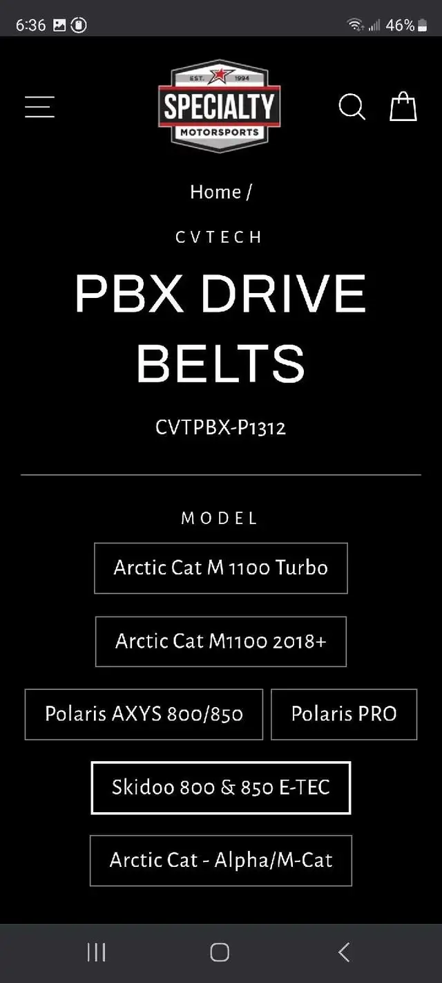 snowmobile belt in Snowmobiles Parts, Trailers & Accessories in Peterborough - Image 3