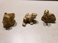 Miniature Bronze Figurines. Made in Canada