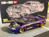 1/64 MINI GT Kaido House Hot wheels size Nissan Skyline GTR R33 