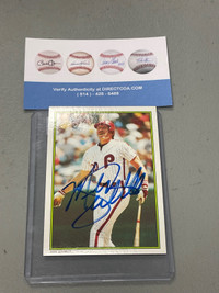 Mike Schmidt Signed Card