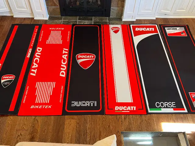 Moto GP Paddock Display carpets mat garage BMW Aprillia Ducati in Other in Barrie - Image 6