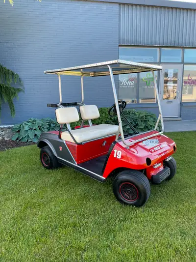 Golf cart  gas / club car !Trade for ATV!, View more