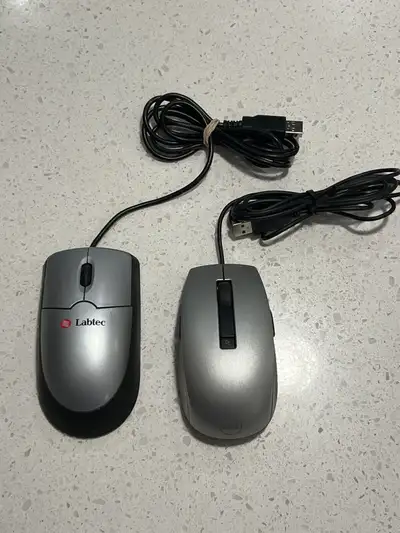 2 x corded usb mouse, View more