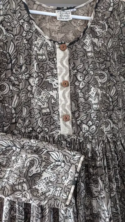 Women's Long Indian Cotton Dress-M, View more