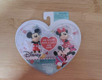 DISNEY MICKEY & MINNIE MOUSE VALENTINES SET 2 FIGURES NEW IN BOX
