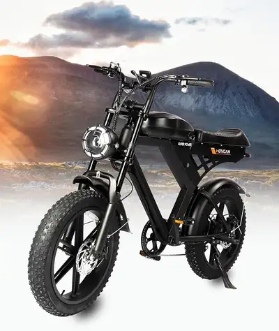 New Fat Tire Electric Bikes with Full Suspension & 70KM Range, View more
