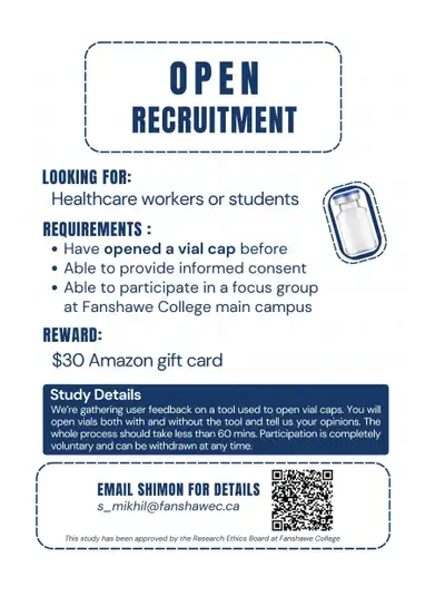 Paid Focus Group – Healthcare Workers (Vial Handling Exper, View more