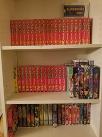 Anime VHS Pokemon Yugioh Sailor Moon Dragonball Z Gundam Slayers