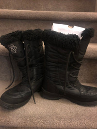 KAMIK women’s New York insulated winter boots, black - 7