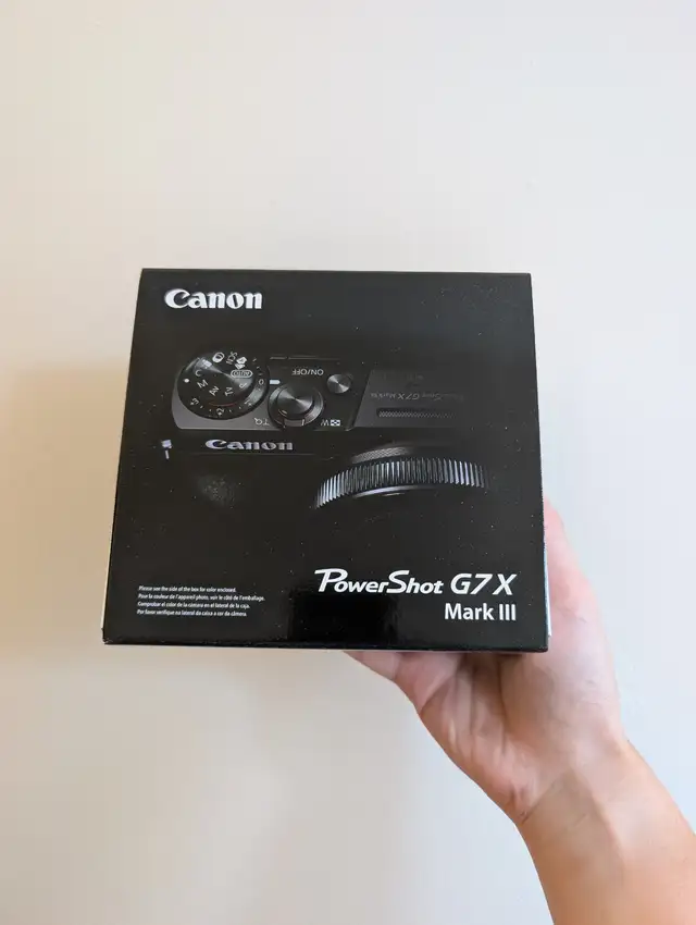 Canon PowerShot G7 X Mark III Silver Brand New