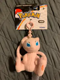 Tomy Pokemon MEW Plush Toy Backpack Clip Key Chain 3" Plush