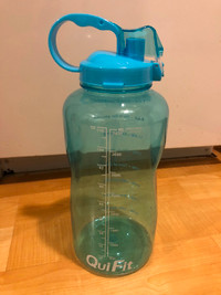 Water bottles + 116 oz water bottle QuiFit Motivational Gallon,