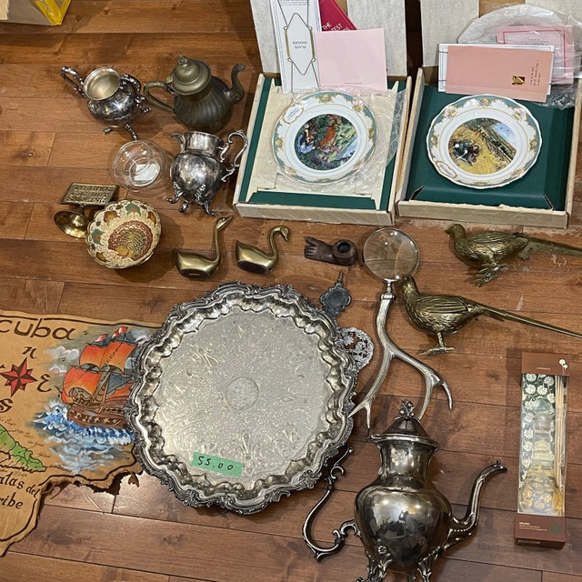 Collection of antique vintage art and crafts Arts & Collectibles