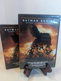Batman Begins Deluxe 2 Disc Edition with Slipcover and Comic