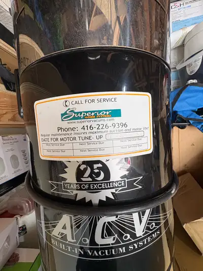 This A.C.V. Act II central vacuum unit is a powerful and reliable cleaning solution, perfect for kee...
