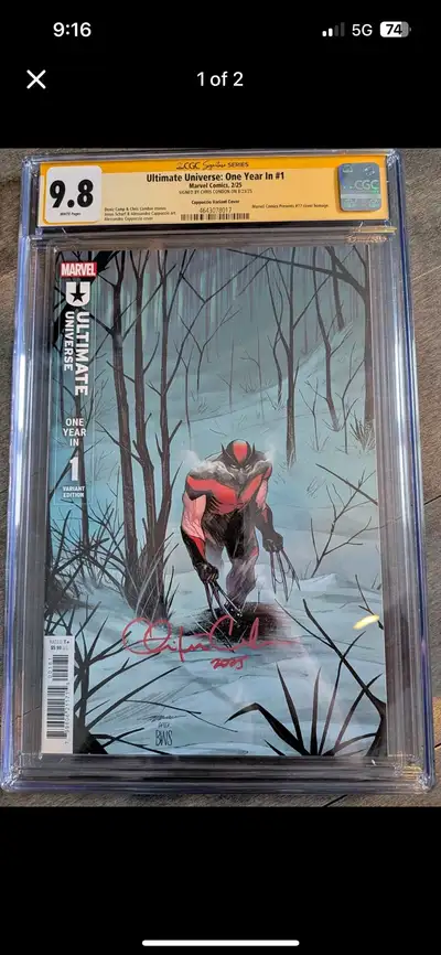 Ultimate Year 1 CGC 9.8 SS CHRIS CONDON, View more