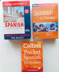 NEW SPANISH COURSE PROGRAMS & DICTIONARY. SEALED & NEW - 3 TOTAL