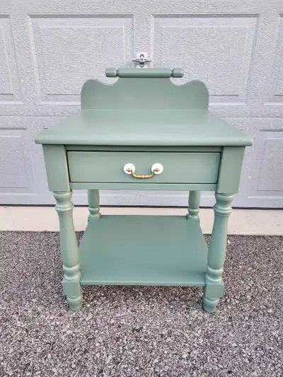 ***Refinished Wooden Side Table***, View more