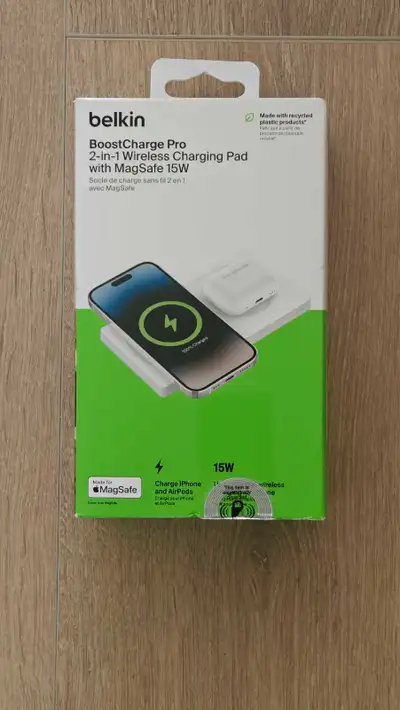 BRAND-NEW Belkin 2-in-1 MagSafe Charging Pad UNOPENED, View more