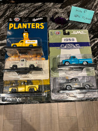 Ford & Chevy M2 1:64 scale diecast trucks