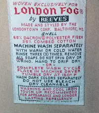 Reduced --  Vtg Men's London Fog Jackets - Large  -- Yorkton, SK
