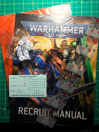 Warhammer 40K recruit edition WITHOUT MODELS