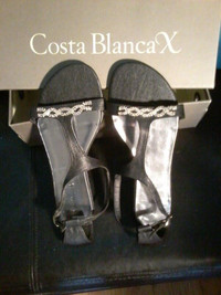 Aldo Shoes & "Crystal T-Strap" Sandals" (both new)