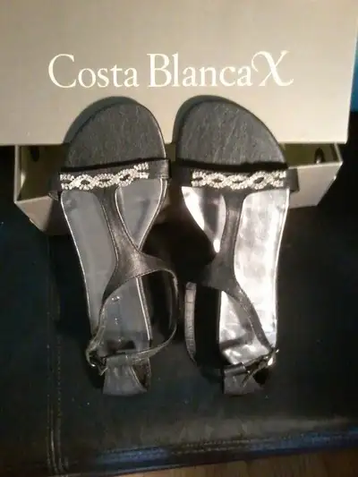 Aldo Shoes & "Crystal T-Strap" Sandals" (both new), View more