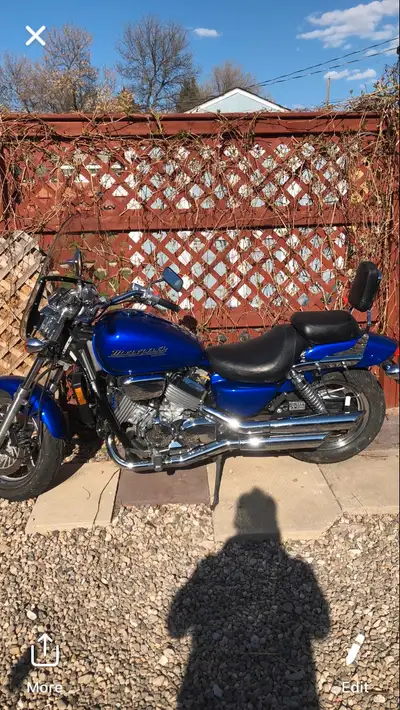 2003 Honda v 45 Magna, newer tires, battery, tune up.. 6,300 miles ...