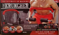 Ultimate Ab Machine Red also exercise Biceps Triceps Chest - New