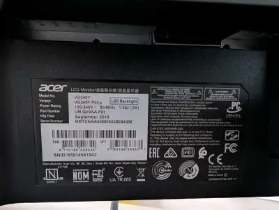 Acer VG240Y Pbiip 24" 165HZ IPS Gaming Monitor $75, View more