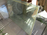 4 Sheets of 1/4"  Tempered Glass 48" X 36" Each