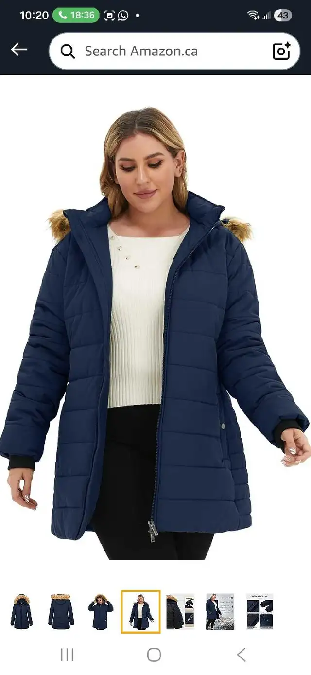 Soularge Winter Jacket Coat in Women's - Tops & Outerwear in Kitchener / Waterloo - Image 5